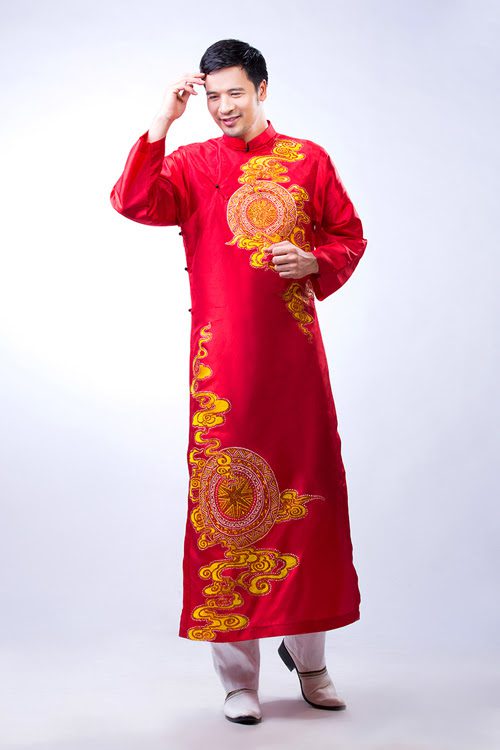 Thiết kế của áo dài nam truyền thống