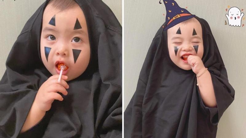 Cách Hóa Trang Halloween Thành Vô Diện Đáng Yêu Cho Các Bé