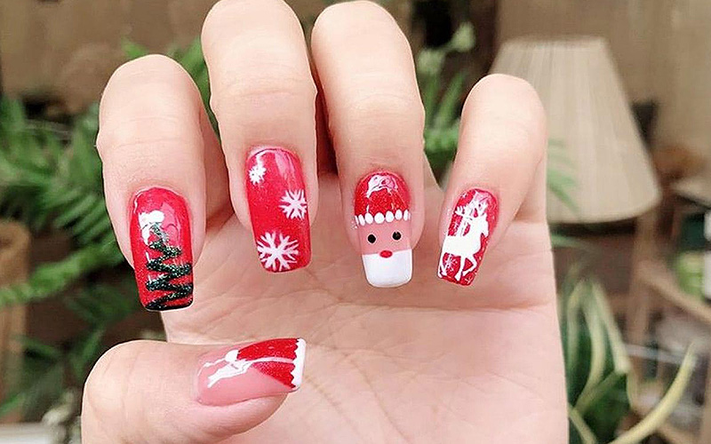 Mẫu nail noel | Noel, Móng tay, Giáng sinh