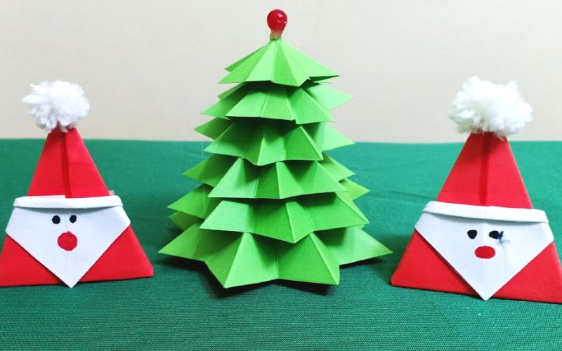 Trang trí Giáng sinh cho văn phòng bằng đồ handmade