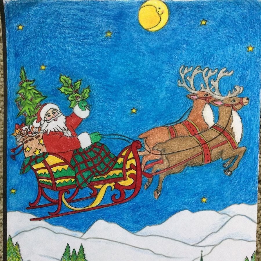 Tranh Tô Màu Ông Già Noel | [Hinhanhdep.pro] – In tranh tô m… | Flickr