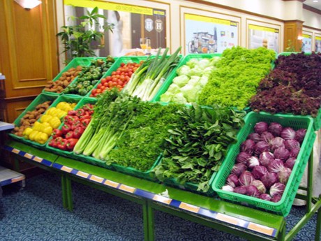 chọn rau tươi xanh tốt và an toàn cho sức khoẻ
