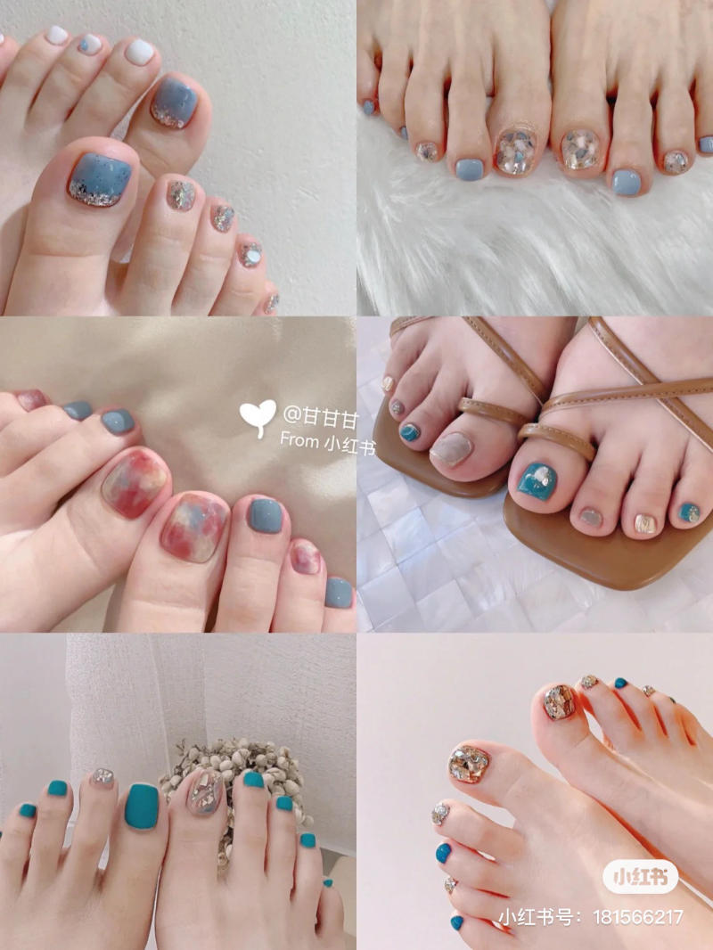 Những mẫu nail chân xinh xắn với nhiều kiểu vẽ cách điệu sang trọng 2022 -  biri.vn