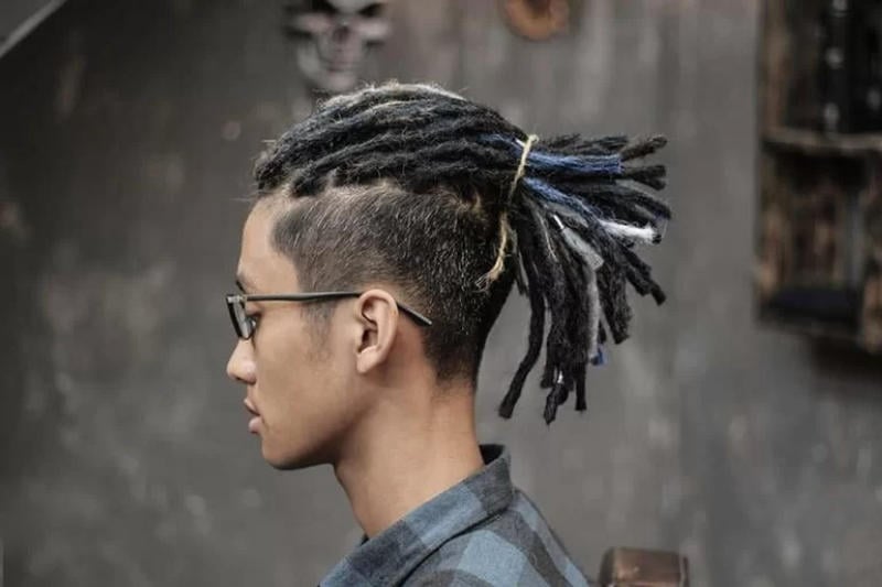 Dreadlock dài búi cao