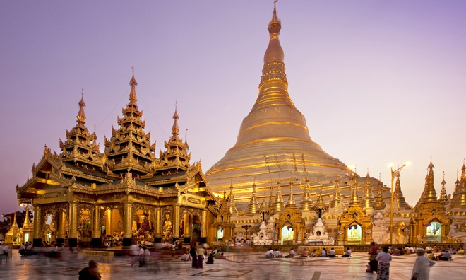 Đền thờ nằm tại Myanmar