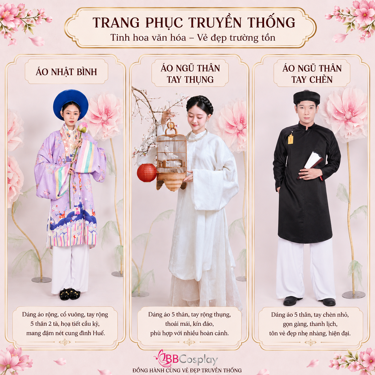 Dịch Vụ Cho Thuê Việt Phục TPHCM - Áo Nhật Bình, Ngũ Thân Uy Tín Nhất Sài Gòn
