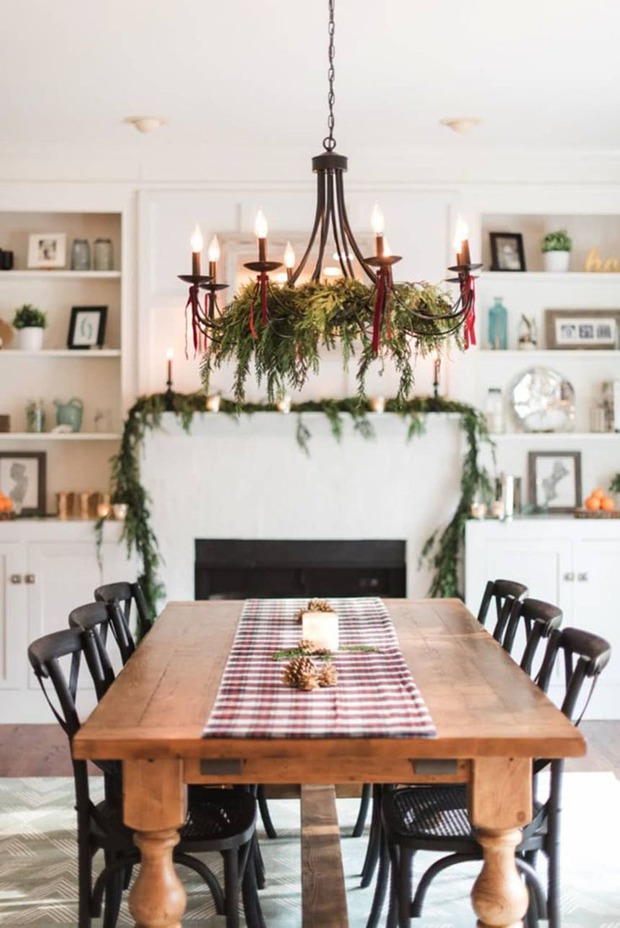 9 ý tưởng trang trí phòng ăn đêm Giáng sinh khiến mọi vị khách đều khen ngợi - Ảnh 9.