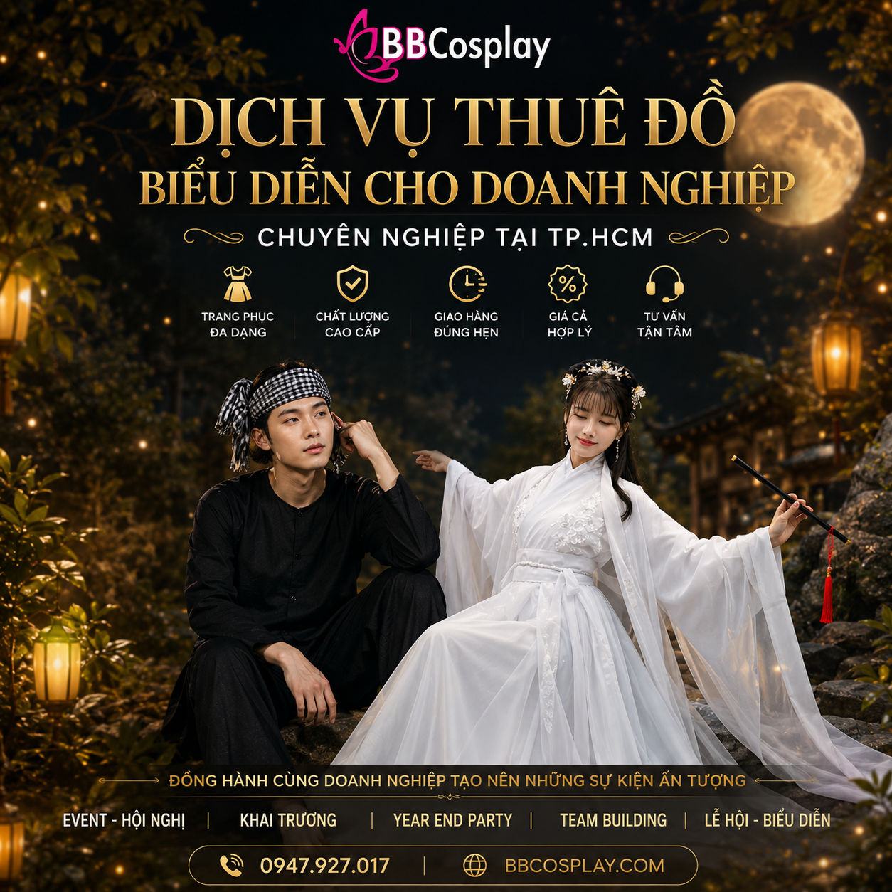 Dịch Vụ Thuê Đồ Biểu Diễn Cho Doanh Nghiệp Chuyên Nghiệp Tại TP.HCM