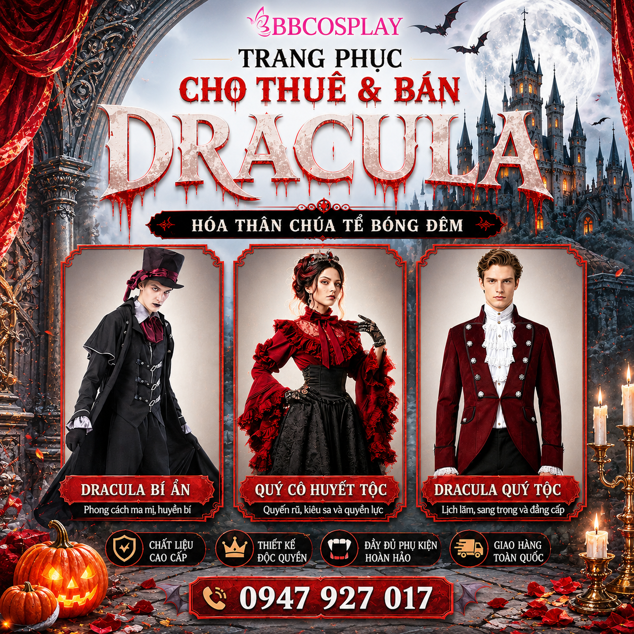 Top Mẫu Trang Phục Halloween Độc Lạ, Hot Nhất Tại TPHCM 2026