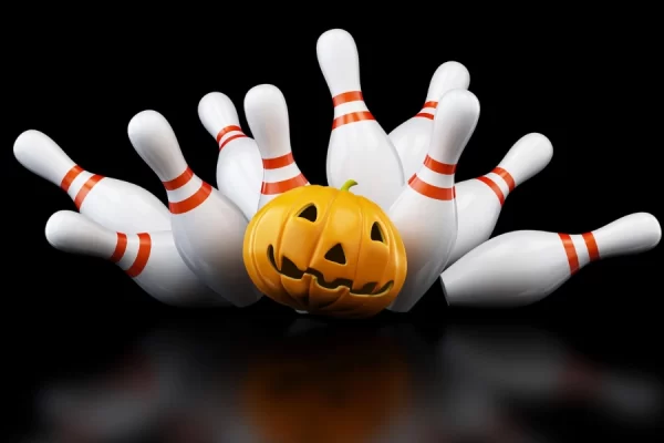 trò chơi bowling ngày halloween