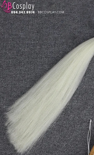bộ lông dài trắng mượt của cây gậy phép mỗi khi ông bụt xuất hiện