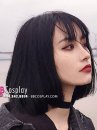 Tóc Bánh Đen - Tóc Ngắn Ngang Vai Đen