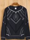 Áo Khoác Black Panther Không Mũ Chùm Đầu