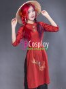 Áo Dài Cách Tân Đỏ