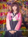 Hanbok Áo Hồng Váy Đen Giá Rẻ