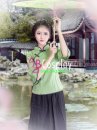 Trang Phục Nữ Sinh Trung Quốc Xanh Lá