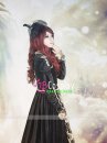 Trang Phục Nữ Bá Tước Đen Phối Hoa