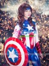 Trang Phục Captain American Nữ - Vải Dạ