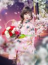 Yukata Hồng Bướm Xinh
