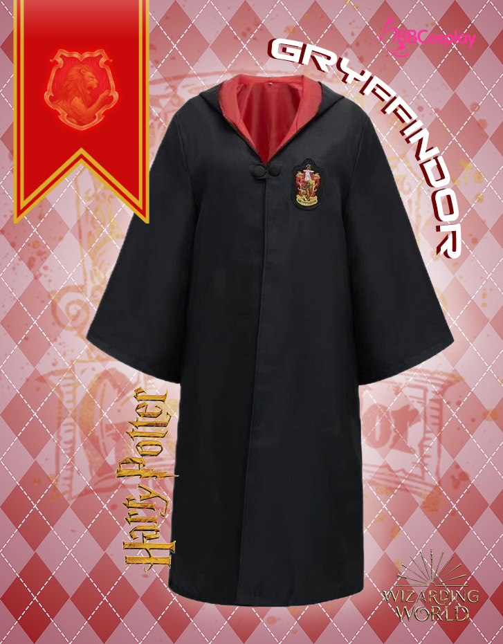 Áo Khoác Harry Potter Trường Hogwarts - Nhà Godric Gryffindor