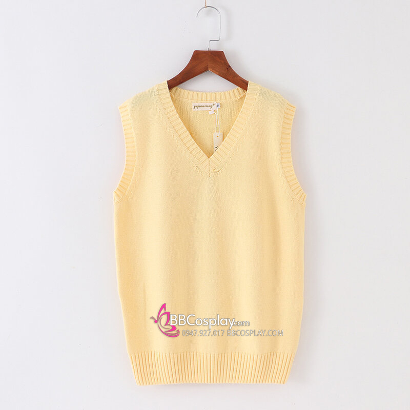 Áo Ghile JK Màu Vàng Nhạt