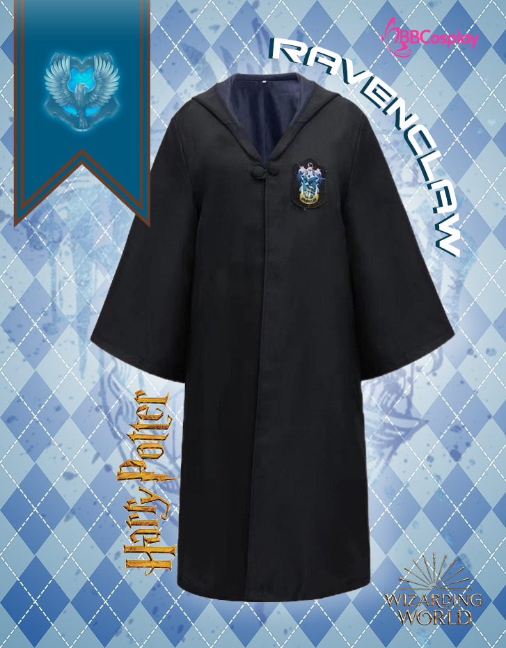Áo Khoác Harry Potter Trường Hogwarts- Nhà Rowena Ravenclaw