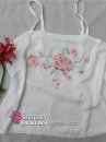 Áo Yếm Trắng Thếu Hoa Hồng