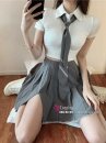 Đồng Phục Nữ Sinh Sexy Váy Xẻ Đùi