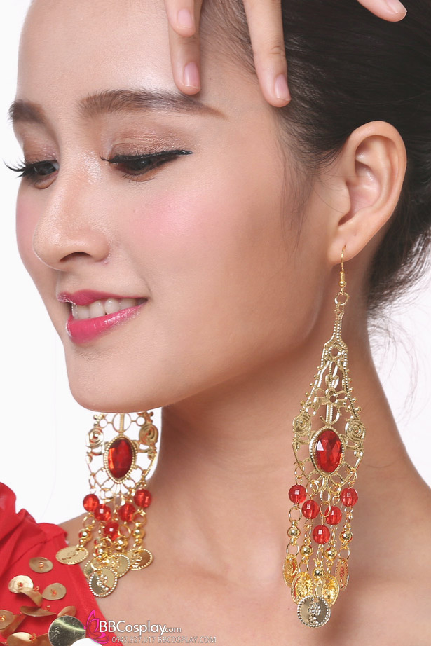 Trang Sức Bông Tai Ấn Độ - Belly Dance
