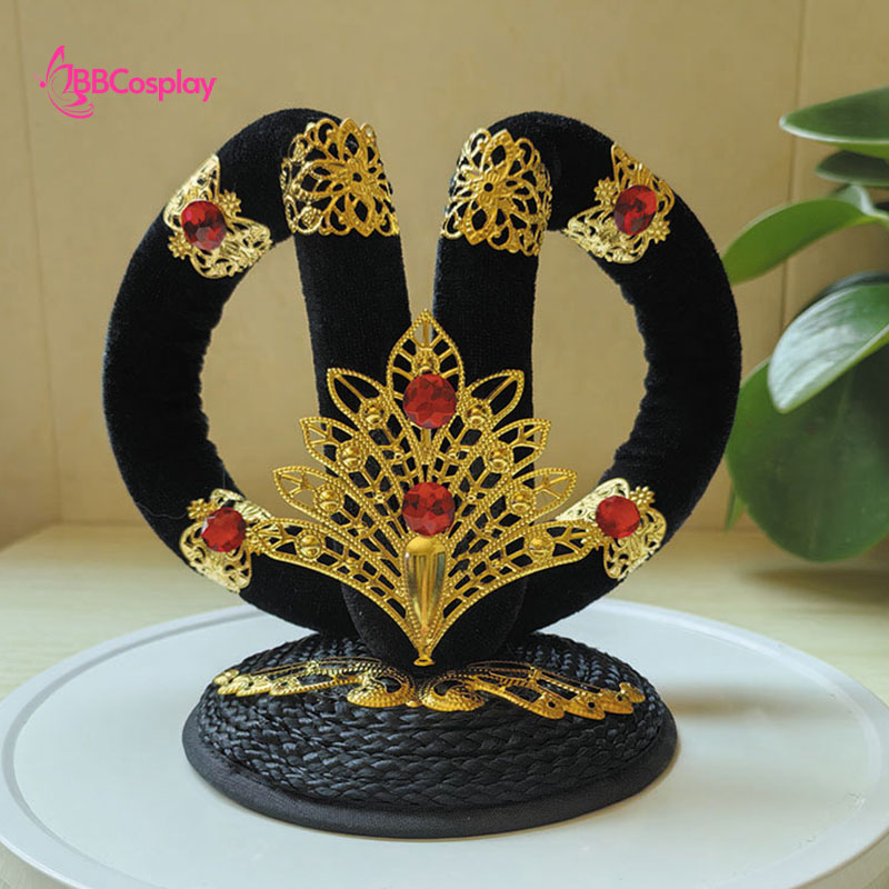 Búi Tóc Đôn Hoàng Cánh Tiên - Đá Vàng Đỏ