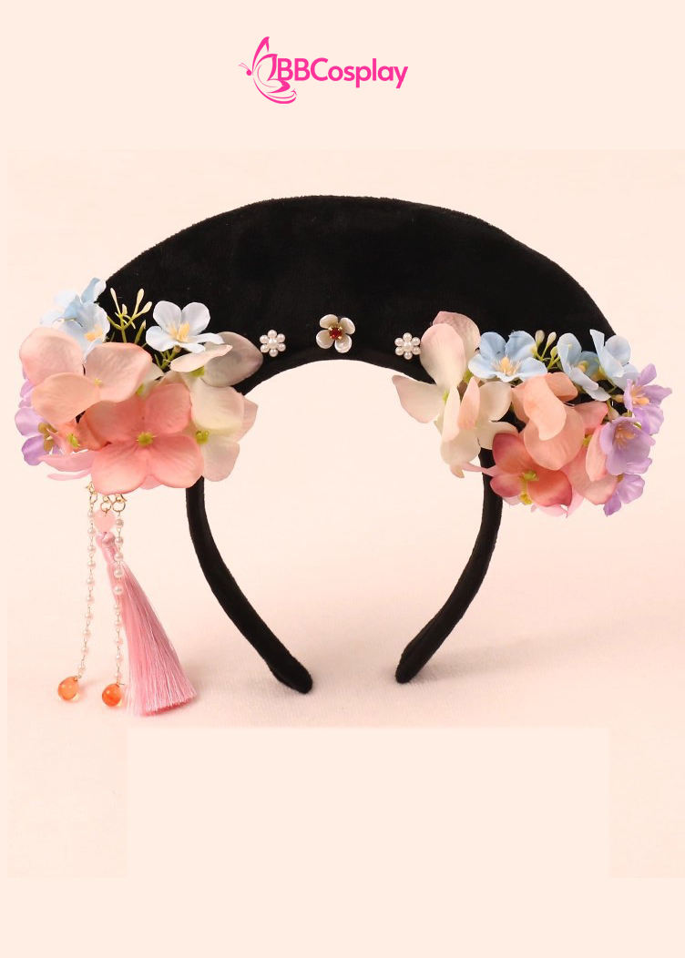 Cài Tóc Hoàn Châu Công Chúa - Kỳ Đầu Mãn Thanh Tone Cam Đào