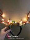 Sừng Nhung Hươu Nâu Có Led