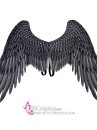 Cánh Chim In 3D Bằng Vải Nỉ Màu Đen