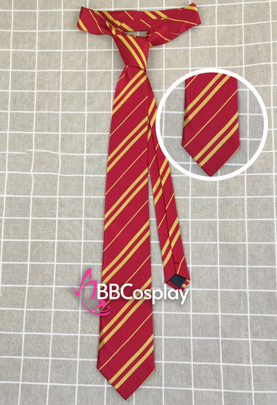 Cà Vạt Trường Phù Thuỷ Hogwarts - Godric Gryffindor (Không Logo)