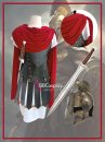Trang Phục Chiến Binh Choàng Đỏ Có Giáp Xịn