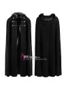 Áo Choàng Hoàng Tử Màu Đen Viền Lông