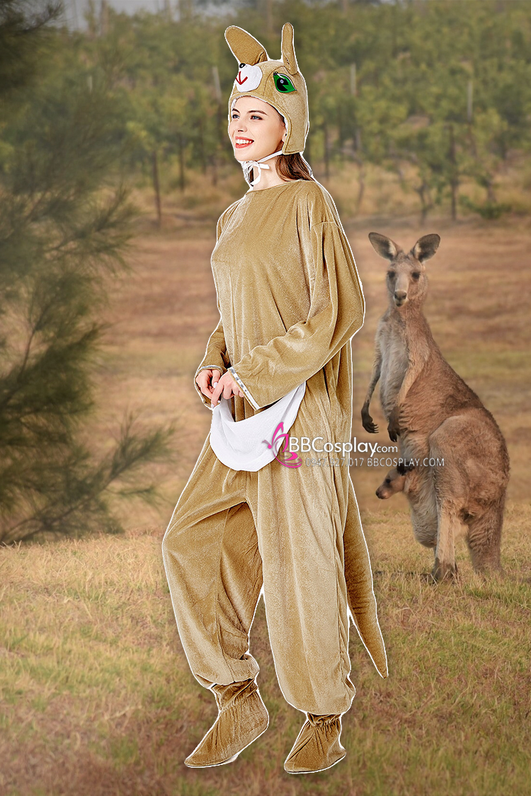 Trang Phục Kangkugoo - Chuột Túi - Màu Nâu