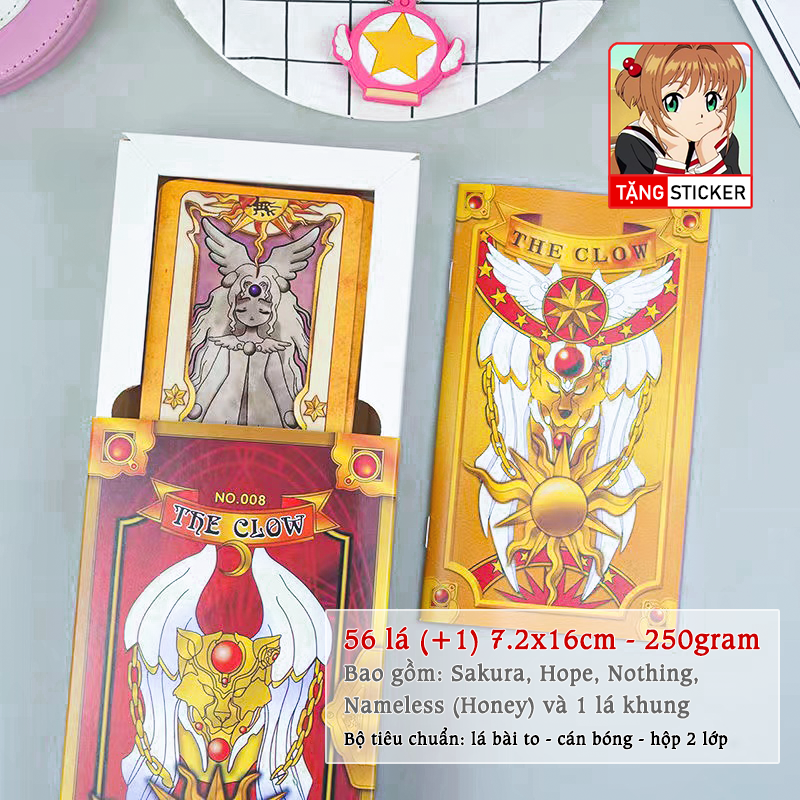 Bộ Bài The Clow Tiêu Chuẩn 57 Lá To - Cardcaptor Sakura