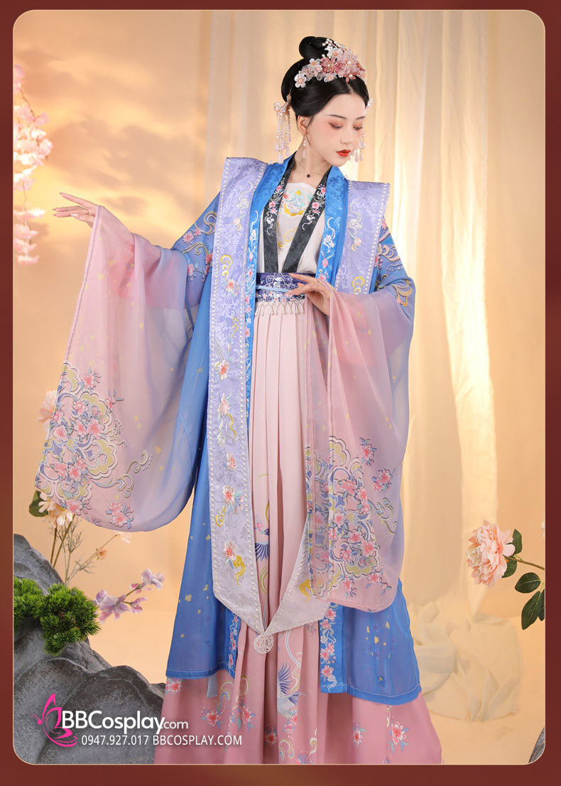 Cổ Phục Bát Vương Phi Lãm Nguyệt Hải Tân