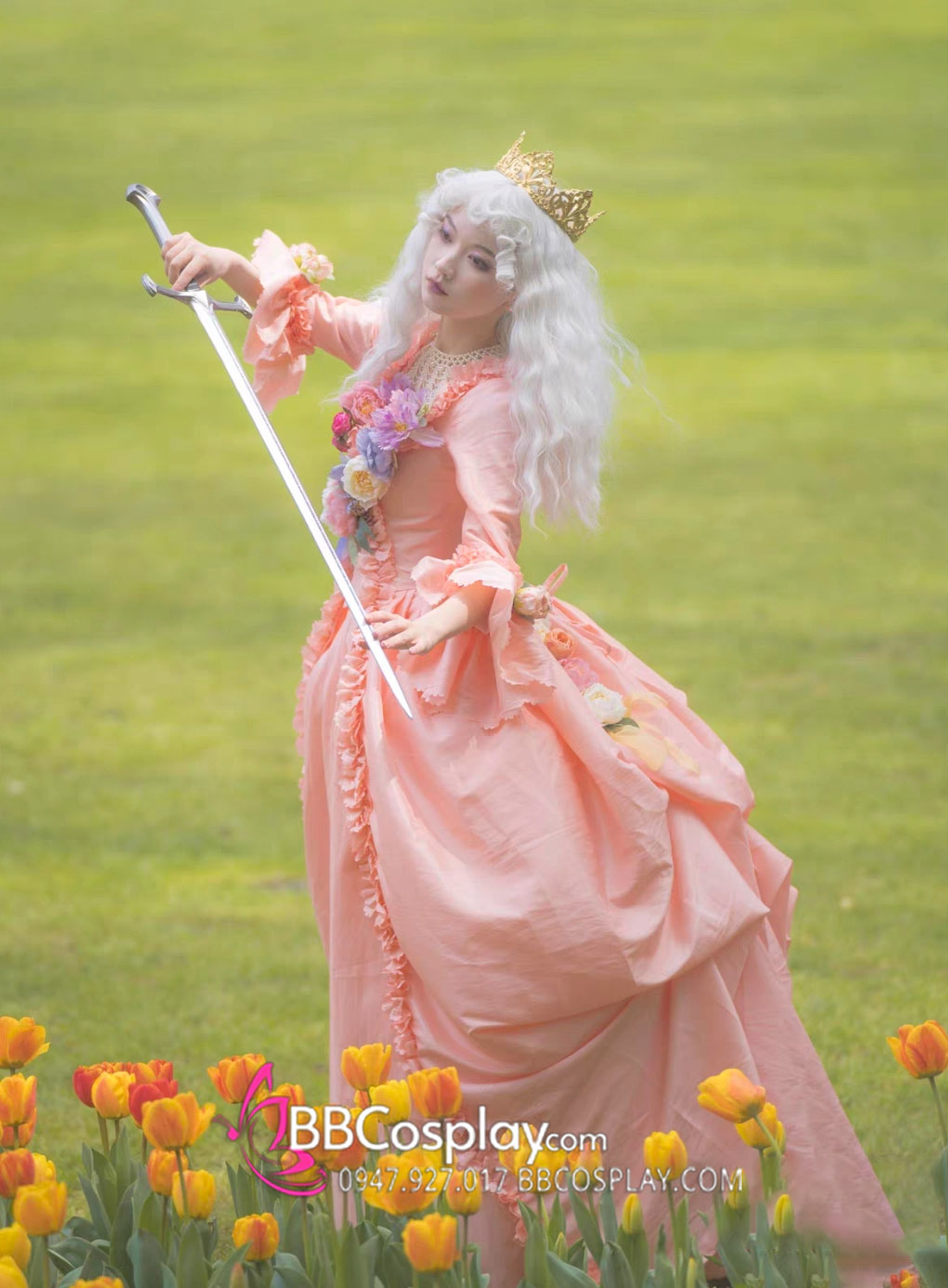 Đạo Cụ Kiếm Foam Châu Âu Và Vương Miện Vàng