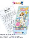 Bộ Bài Sakura Clear Cards Mới 55 Lá