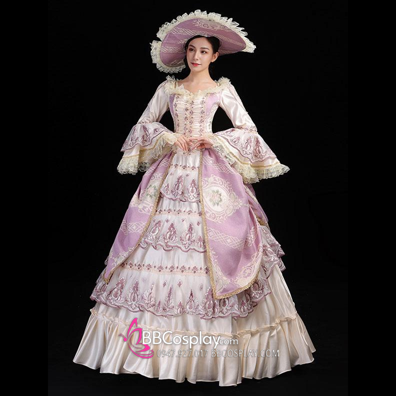 Đầm Nữ Hoàng Elizabeth Vintage