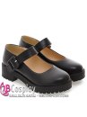 Giày Nữ Sinh Nhật Bản Đen Nhám