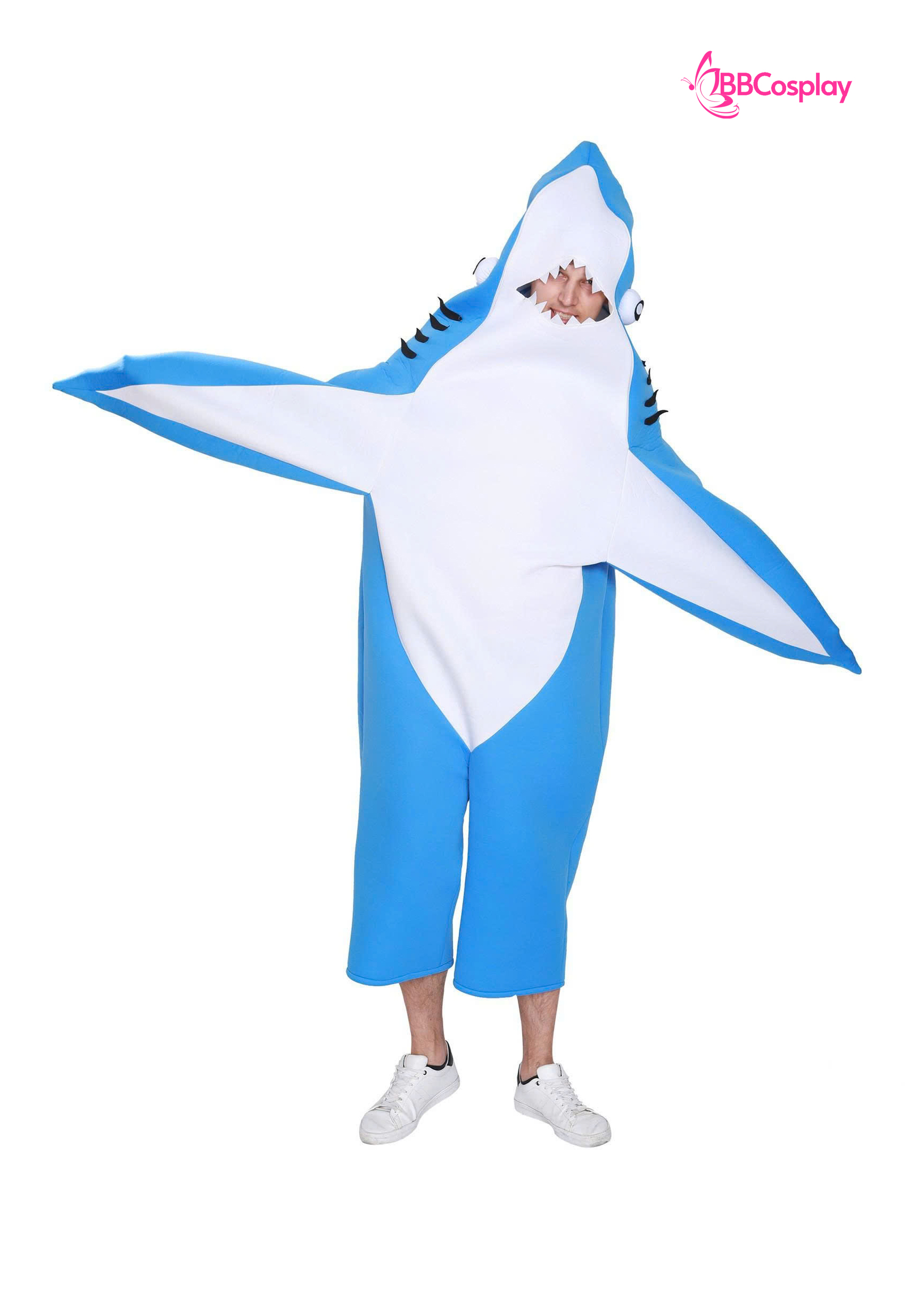 Trang Phục Mascot Con Cá Mập Bằng Vải