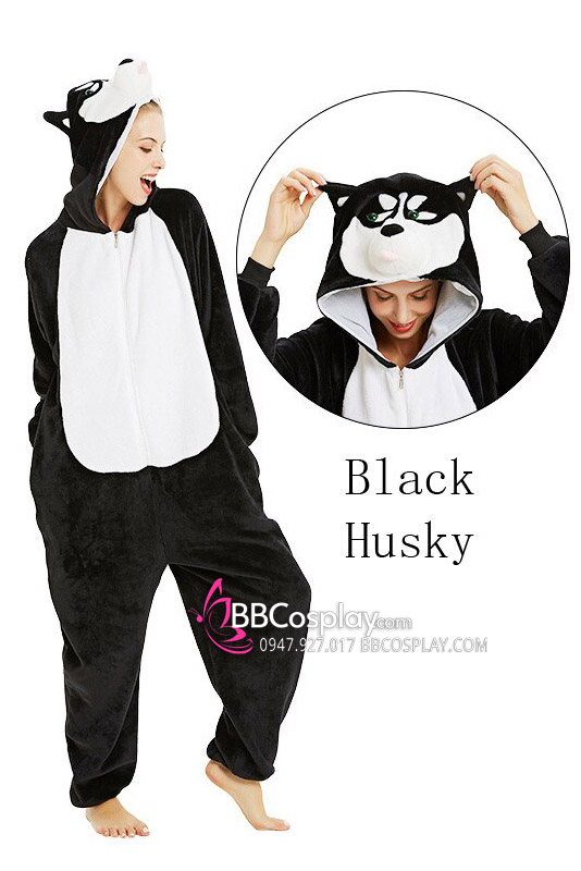 Đồ Hóa Trang Con Chó Husky