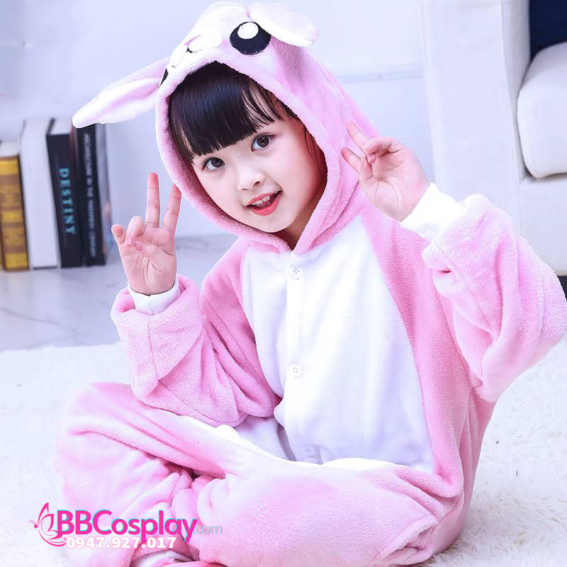 Đồ Thú Thỏ Hồng Cho Bé