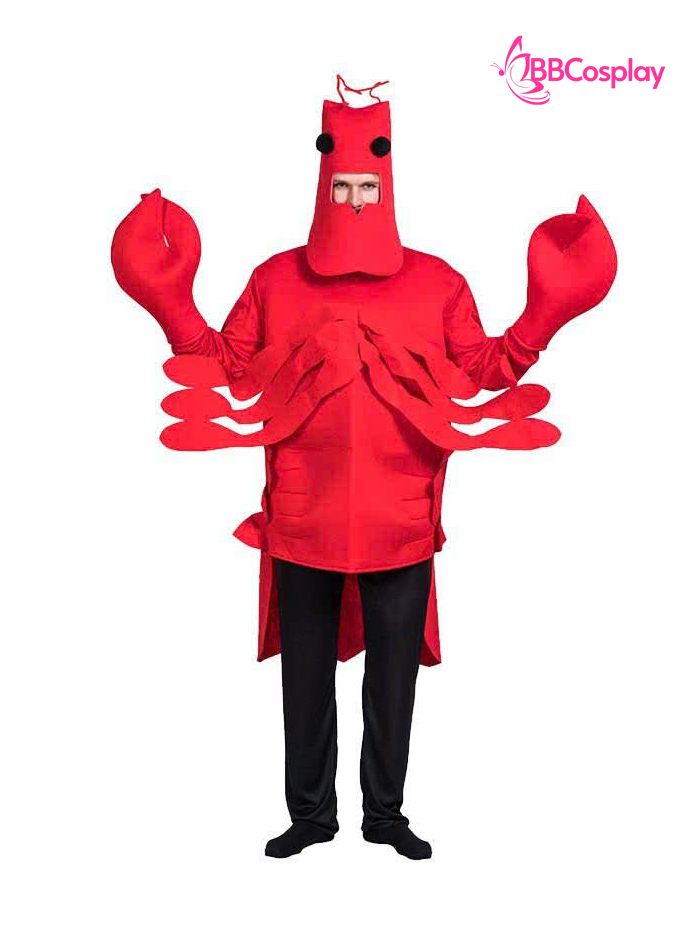 Trang Phục Mascot Con Tôm Hùm Hấp Hành