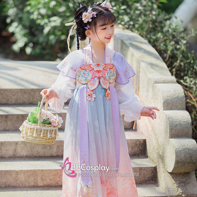 Bộ Váy Chị Hằng Trung Thu Cho Bé Gái