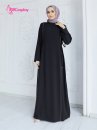 Trang Phục Nữ Hồi Giáo Trung Đông Abaya  - Màu Đen