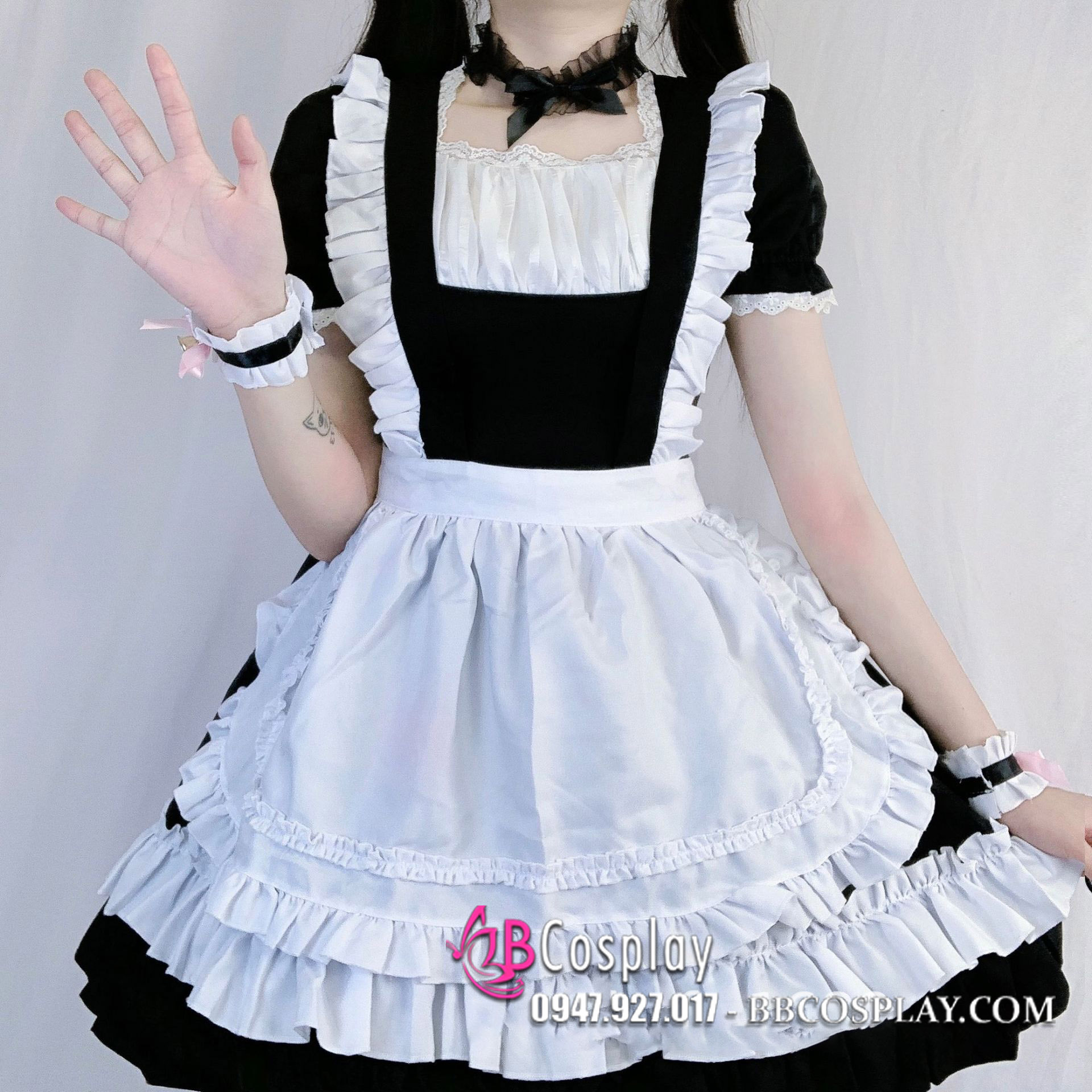 Trang Phục Nàng Hầu Maid Đen Trắng